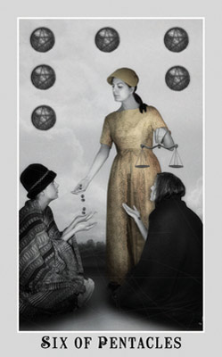 解读塔罗中关于“星币六”的牌意 解读塔罗中关于“星币六”的牌意