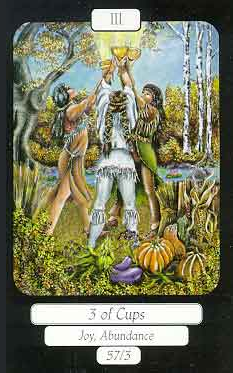 塔罗牌“圣杯三”的牌意解读 塔罗牌“圣杯三”的牌意解读