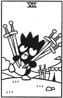 ���������� - Hello Tarot - ������ - Seven Of Swords