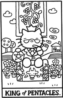 ���������� - Hello Tarot - Ǯ�ҹ��� - King Of Pentacles
