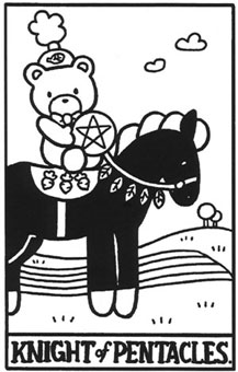 ���������� - Hello Tarot - Ǯ����ʿ - Knight Of Pentacles