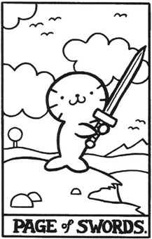 ���������� - Hello Tarot - �����̴� - Page Of Swords