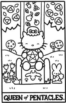 ���������� - Hello Tarot - Ǯ������ - Queen Of Pentacles