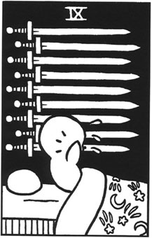 ���������� - Hello Tarot - ������ - Nine Of Swords