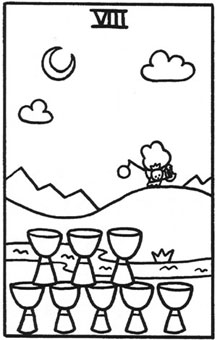 ���������� - Hello Tarot - ʥ���� - Eight Of Cups