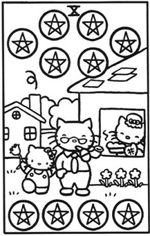 ���������� - Hello Tarot - Ǯ��ʮ - Ten Of Pentacles