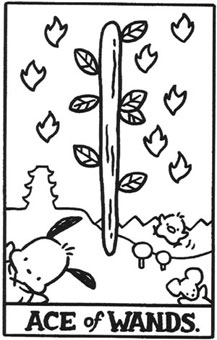 ���������� - Hello Tarot - Ȩ��A - Ace Of Wands