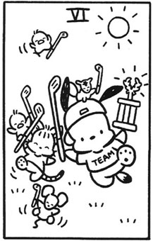 ���������� - Hello Tarot - Ȩ���� - Six Of Wands