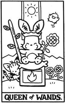���������� - Hello Tarot - Ȩ������ - Queen Of Wands