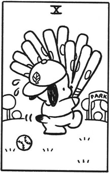 ���������� - Hello Tarot - Ȩ��ʮ - Ten Of Wands