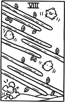 ���������� - Hello Tarot - Ȩ�Ȱ� - Eight Of Wands