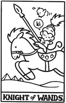 ���������� - Hello Tarot - Ȩ����ʿ - Knight Of Wands
