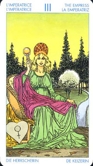 ʥ�׳�ΰ�������� - Universal Waite Tarot - Ů�� - The Empress