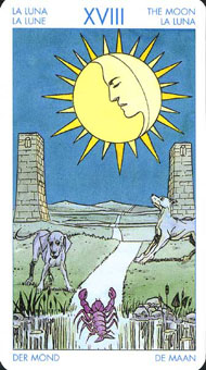 ʥ�׳�ΰ�������� - Universal Waite Tarot - ���� - The Moon
