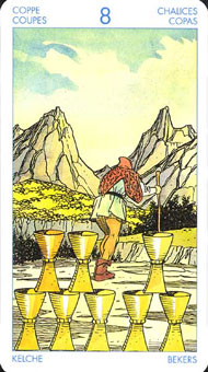 ʥ�׳�ΰ�������� - Universal Waite Tarot - ʥ���� - Eight Of Cups