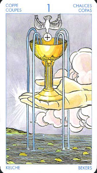 ʥ�׳�ΰ�������� - Universal Waite Tarot - ʥ��A - Ace Of Cups