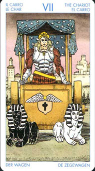 ʥ�׳�ΰ�������� - Universal Waite Tarot - ս�� - The Chariot