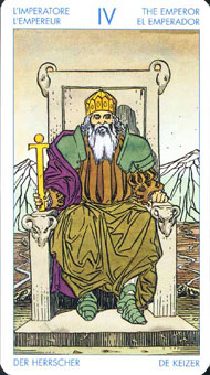 ʥ�׳�ΰ�������� - Universal Waite Tarot - �ʵ� - The Emperor