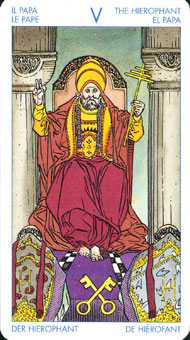 ʥ�׳�ΰ�������� - Universal Waite Tarot - ʥְ�� - The Hierophant