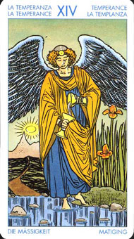 ʥ�׳�ΰ�������� - Universal Waite Tarot - ���� - Temperance