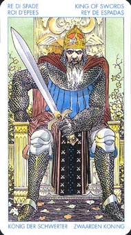 ʥ�׳�ΰ�������� - Universal Waite Tarot - �������� - King Of Swords