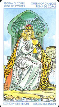 ʥ�׳�ΰ�������� - Universal Waite Tarot - ʥ������ - Queen Of Cups