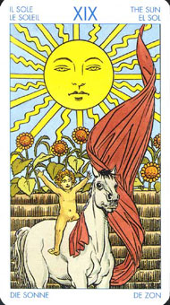 ʥ�׳�ΰ�������� - Universal Waite Tarot - ̫�� - The Sun