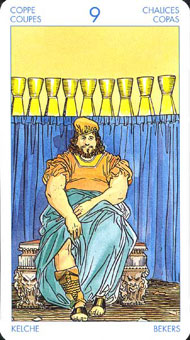 ʥ�׳�ΰ�������� - Universal Waite Tarot - ʥ���� - Nine Of Cups