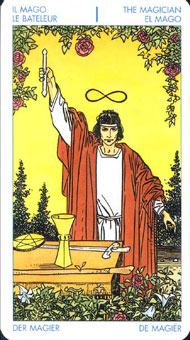 ʥ�׳�ΰ�������� - Universal Waite Tarot - ħ��ʦ - The Magician