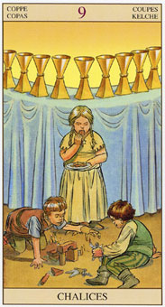 ���ӽ�ΰ�������� - Tarot of the New Vision - ʥ���� - Nine Of Cups