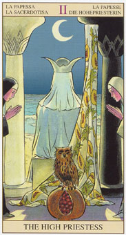 ���ӽ�ΰ�������� - Tarot of the New Vision - Ů��˾ - The High Priestess
