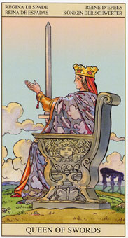 ���ӽ�ΰ�������� - Tarot of the New Vision - �������� - Queen Of Swords