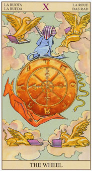 ���ӽ�ΰ�������� - Tarot of the New Vision - ����֮�� - Wheel Of Fortune