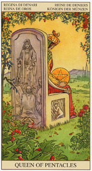 ���ӽ�ΰ�������� - Tarot of the New Vision - Ǯ������ - Queen Of Pentacles
