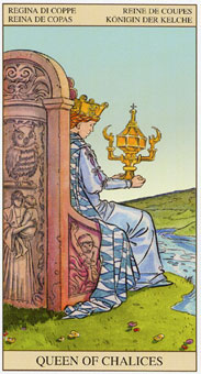 ���ӽ�ΰ�������� - Tarot of the New Vision - ʥ������ - Queen Of Cups