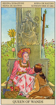 ���ӽ�ΰ�������� - Tarot of the New Vision - Ȩ������ - Queen Of Wands