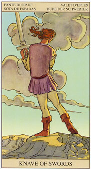 ���ӽ�ΰ�������� - Tarot of the New Vision - �����̴� - Page Of Swords