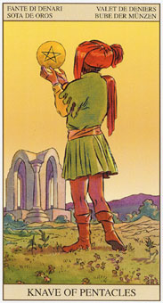���ӽ�ΰ�������� - Tarot of the New Vision - Ǯ���̴� - Page Of Pentacles