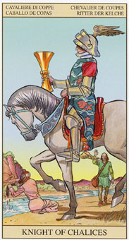 ���ӽ�ΰ�������� - Tarot of the New Vision - ʥ����ʿ - Knight Of Cups