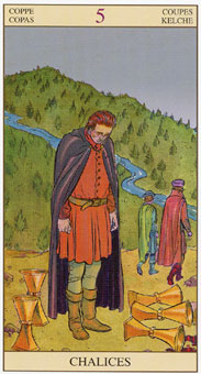 ���ӽ�ΰ�������� - Tarot of the New Vision - ʥ���� - Five Of Cups