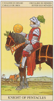 ���ӽ�ΰ�������� - Tarot of the New Vision - Ǯ����ʿ - Knight Of Pentacles