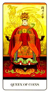 �й��������� - Chinese Tarot - Ǯ������ - Queen Of Pentacles