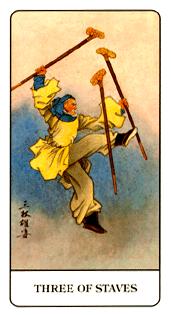 �й��������� - Chinese Tarot - Ȩ���� - Three Of Wands