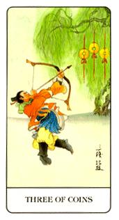 �й��������� - Chinese Tarot - Ǯ���� - Three Of Pentacles