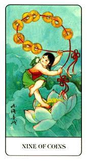 �й��������� - Chinese Tarot - Ǯ�Ҿ� - Nine Of Pentacles