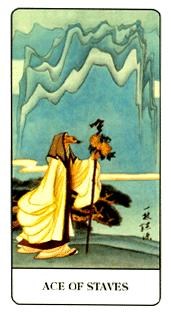 �й��������� - Chinese Tarot - Ȩ��A - Ace Of Wands