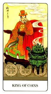 �й��������� - Chinese Tarot - Ǯ�ҹ��� - King Of Pentacles