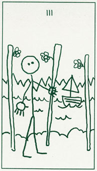 ����������� - Stick Figure Tarot - Ȩ���� - Three Of Wands