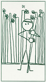 ����������� - Stick Figure Tarot - Ȩ�Ⱦ� - Nine Of Wands