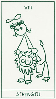 ����������� - Stick Figure Tarot - ���� - Strength